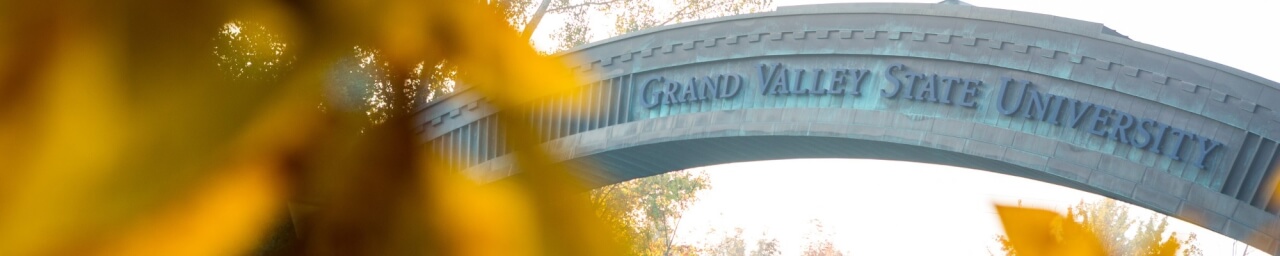 Arch at Grand Valley entrance